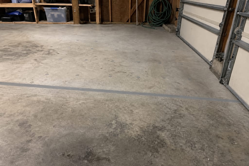 Garage Slab Leveling photo