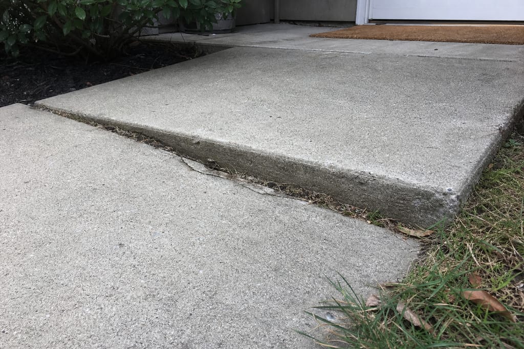Sinking Slab Repair photo