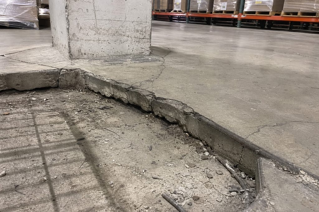 Warehouse Slab Repair photo