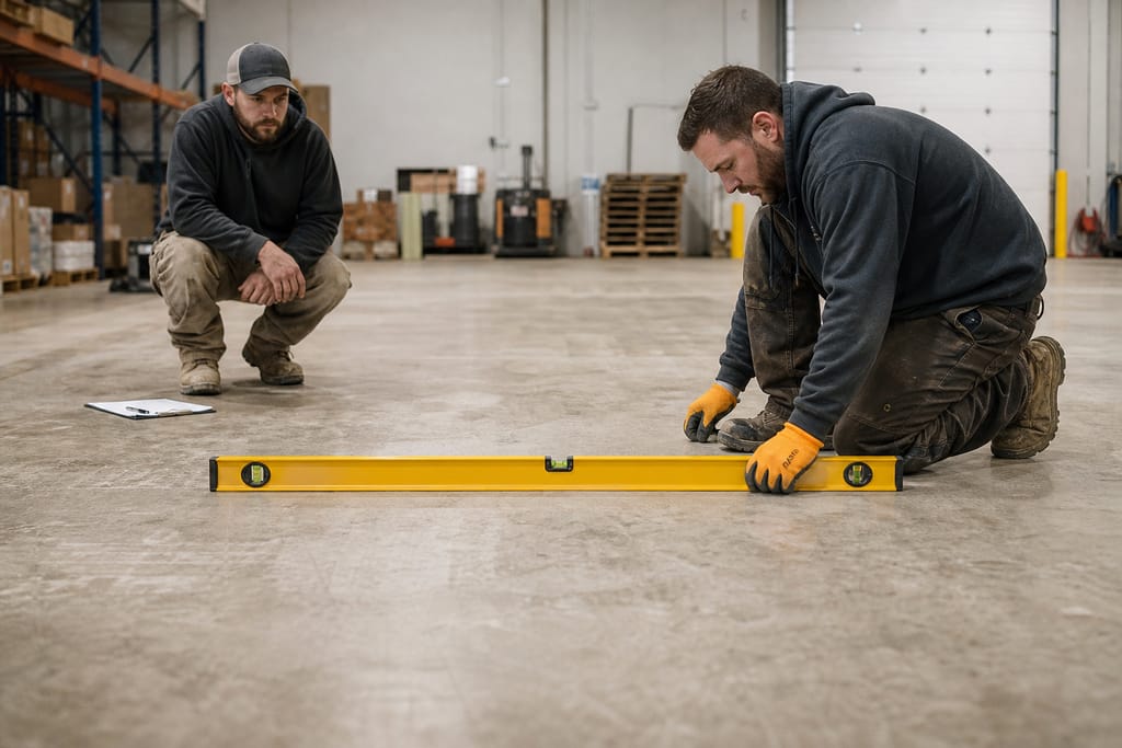 Level check photo